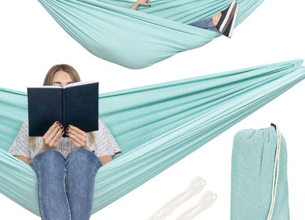 Hangmat | Extra Stevig | Inclusief Opbergtas | Mint | 200 x 150 cm