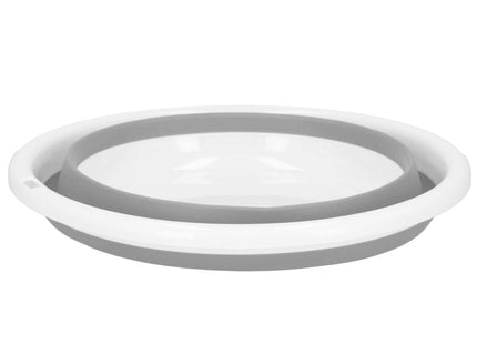 Spoelbak | Opvouwbare Spoelbak | Schaal | 9L | Grijs/Wit