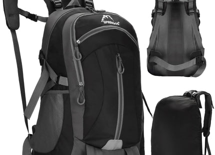 Backpack - Rugzak - Multifunctioneel - Kamperen - Reizen - 60 Liter - Grijs/Zwart