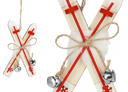Kerstboomhanger | Ski's |  2 Stuks | 12.5 cm