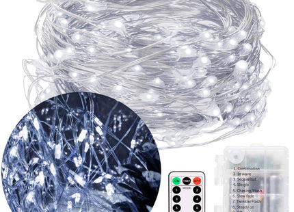 Decoratieve verlichting -  50 LED - Afstandbediening - Koud Wit