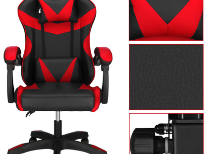 Gamestoel - Ergonomische Bureaustoel -  Verstelbaar - Rood/Zwart