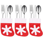 Bestekzakje - Kerst - Kerstversiering - Kerst Sok - Decoratie - 3 stuks