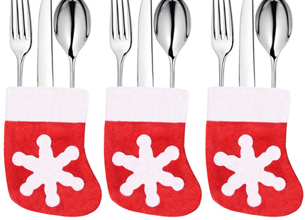 Bestekzakje - Kerst - Kerstversiering - Kerst Sok - Decoratie - 3 stuks
