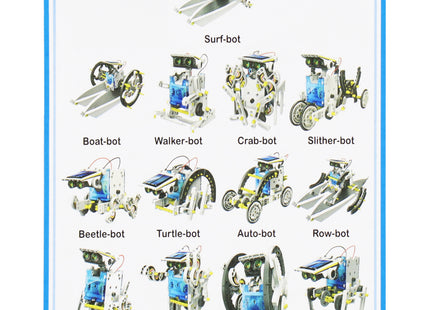 Zonnerobot Set - Zelf Bouwen - 2 Niveau's - Zonne-Energie