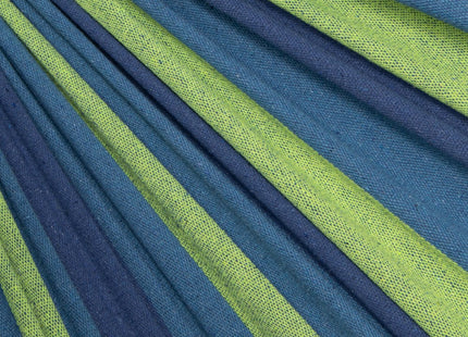Hangmat | Extra Stevig | Inclusief Opbergtas | Blauw/Groen | 210 x 150 cm