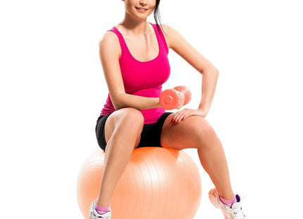 Fitness Bal | Peach | Inclusief Pomp | 55 cm