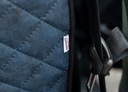 Carpassion Autostoel Beschermer Achterkant -  Rughoes  - Rugbeschermers - Autostoel - Autostoel Beschermer - Auto Accessoires -  Gewatteerd - Blauw