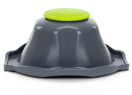 Groentesnijder 7-in-1 – Multifunctionele groenterasp – Met opvangbak en accessoires – Grafiet/Groen