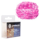 Kerstboomverlichting - 20 LED - Microdraden - 1.9 M - Roze