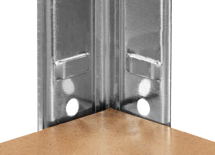 Stellingkast - Opbergrek - 900 kg -  Draagkracht - Zilver - 225 x 50 x 110 cm