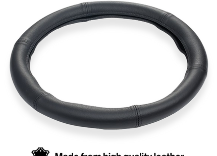 CarPassion Stuurhoes - Steering Cover - Leer - Ø 44-46 CM