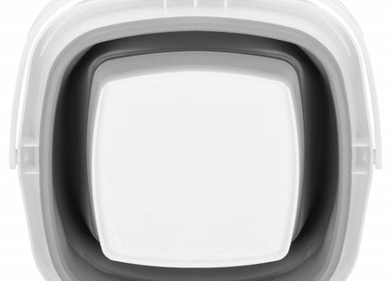 Emmer | Opvouwbare Emmer | 3L | Grijs/Wit