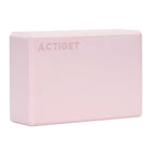 Actiget® Yoga Blok - Yoga Cube - Pilates Blok - Balans - Rekoefeningen - EVA-schuim - Roze - 7,5 X 23 X 15 Cm