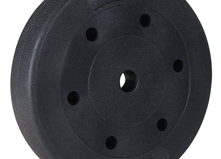 Halterschijf | 1 x 20 kg | Kunststof | Zwart
