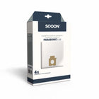 SQOON® Stofzuigerzakken  Geschikt voor Panasonic 7000 Serie – Vervangt Model AMC8F96D1300 – High Filtration voor Optimale Stofopname - (SQ27)