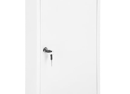 Sleutelkluis | Sleutelkast | Sleutelbox | 64 Haken | 45 x 30 x 8 cm | Wit