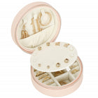 Sieradendoos | Juwelendoos | Rond | 11 x 5 cm | Lichtroze
