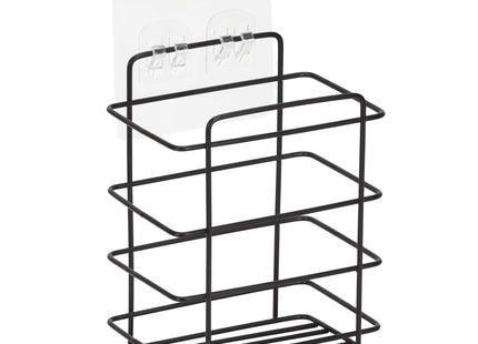 Doucherekken - Badkamerplanken - RVS - Zwart - Driehoekig - 3 Kg - 5 Stuks