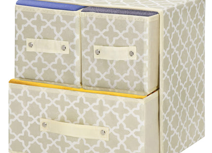 Organizer - Kledingkast - 4 Containers - Beige