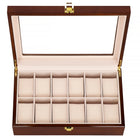 Horlogedoos - Horlogebox - Horlogeopberger - Bruin - 12  Horloges