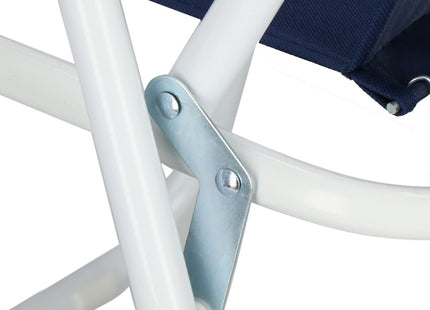 Campingstoel | Kampeerstoel | Vouwstoel | Visstoel | Inklapbaar | Marineblauw