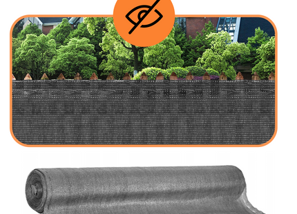 Zichtbreeknet | Zichtdoek | Privacynet | Schaduwdoek | Rol 1,5 x 50 m | 95 % Schaduw | 185g/m² | Antraciet