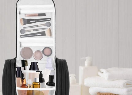 Toilettas - Make Up Tas - Cosmetica - 25x21x10 cm - Zwart