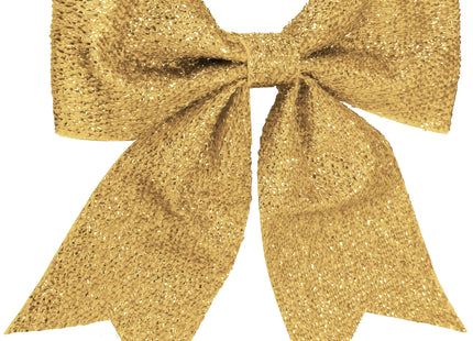 Kersthanger | Kerstversiering | Kerstdecoratie Voor Binnen | Kerststrik | Goud | 30 cm | 1 Stuk