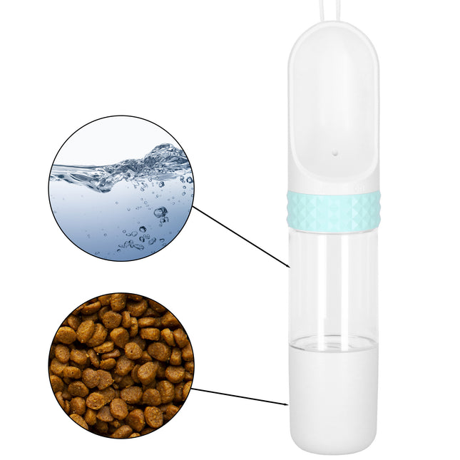 Drinkbak - Voerbak -Waterreisfles - Voor Honden - Waterfles - Reizen - 350 ML