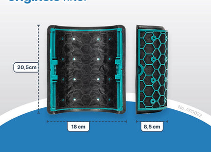 SQOON® - Luchtfilter geschikt voor Filter Dyson luchtreiniger HEPA o.a. DP04/HP04/TP04 - Model 969048-05