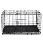 Hondenbench | Bench | Hond / Kat | 130 x 61 x 70 cm | Zwart