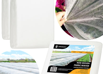 Vliesdoek - Plantenbescherming - 50g/M2 - 10x3.2M - Wit