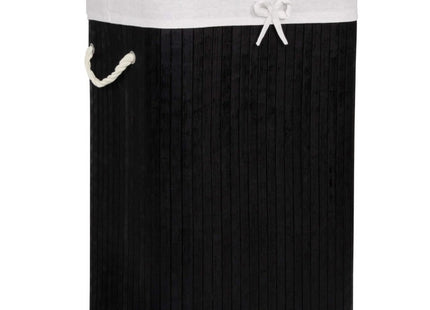 Wasmand | 72 Liter | Zwart/Beige