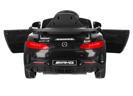 Elektrische Mercedes AMG GTR-S - Elektrische Auto - 12 V Accu - AUX - Aangedreven - Afstandsbediening - Kunststof - Metaal - Zwart - Rood