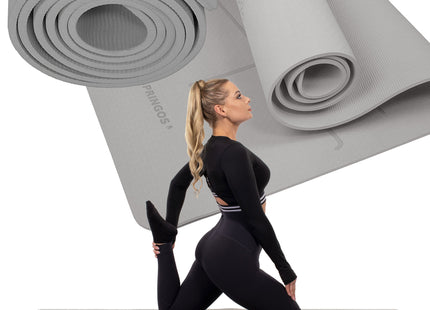 Yoga Mat | Extra Dik (6 mm) | Grijs