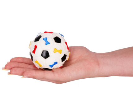 Hondenspeeltje - Hondenbal - Rubber - Bal - Meerkleurig - 7,5 cm
