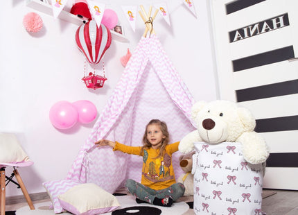 Tipi Tent | 120x100x180 cm | Roze | Zigzag