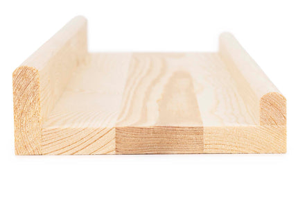 Wandplank - Boekenplank - Ophangbaar - Kruidenplank-  Grenenhout - 10 Kg - 50 cm - 2 Stuks