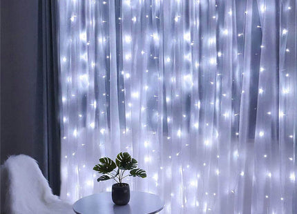 Lichtgordijn | IJspegel Verlichting | Inclusief USB En Afstandsbediening | 300 LED | Koel Wit