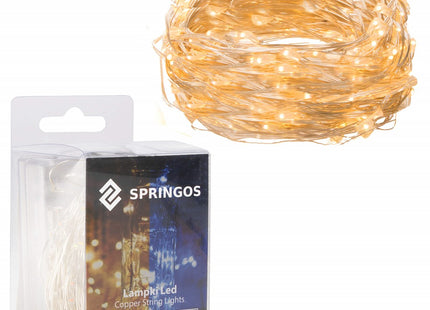 Kerstverlichting | 9.9 m | Waterdicht | Op Batterij | LED-Verlichting | Warm Wit