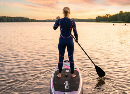 SUP Board - Opblaasbaar Paddle Board - Met Tas - Met Zitje -Inclusief Accessoires - Complete Set - Max. 150KG - 320x81cm - Meerkleurig