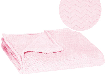 Plaid | Sprei | Deken | 200 x 220 cm | Pluche | Roze