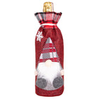Flessenhoes - Kabouter - Hoed - Rood - Wijn - 29 cm