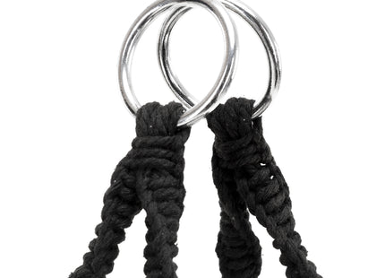 Hangstoel | Binnen & Buiten | Belastbaar tot 300 kg | 108 x 64 cm | Inclusief Kussen | Zwart