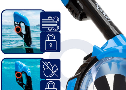 Snorkelmasker - Duikmasker - Duikbril - Snorkel - Face Masker - L-XL