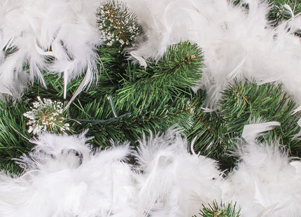 Kerstboa | Kerstslinger | 6 m | Wit