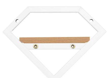 Wandstandaard - Plantenrek - Staal - 26 x 26 Cm - Zwart/Bruin - 10 Kg