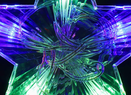 Piek - Kerstster - 10 LED - Kerstdecoratie - Multicolor