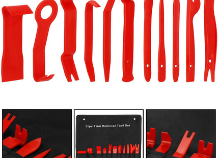 Trim Removal Kit | Terminal Removal Tool | 11 Stuks | Rood/Zwart
